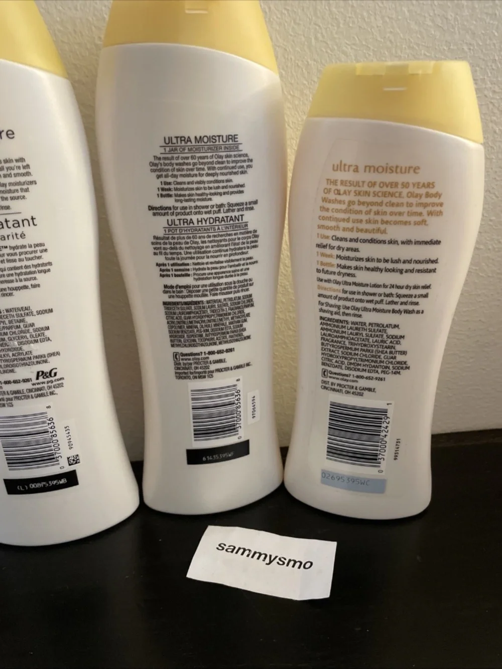 Olay Ultra Moisture Body Wash Shea Butter 12oz & 13.5oz, x3